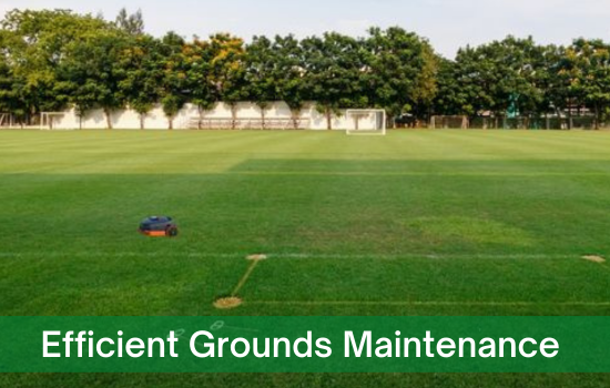 navimow x3 robot mower for sports pitches